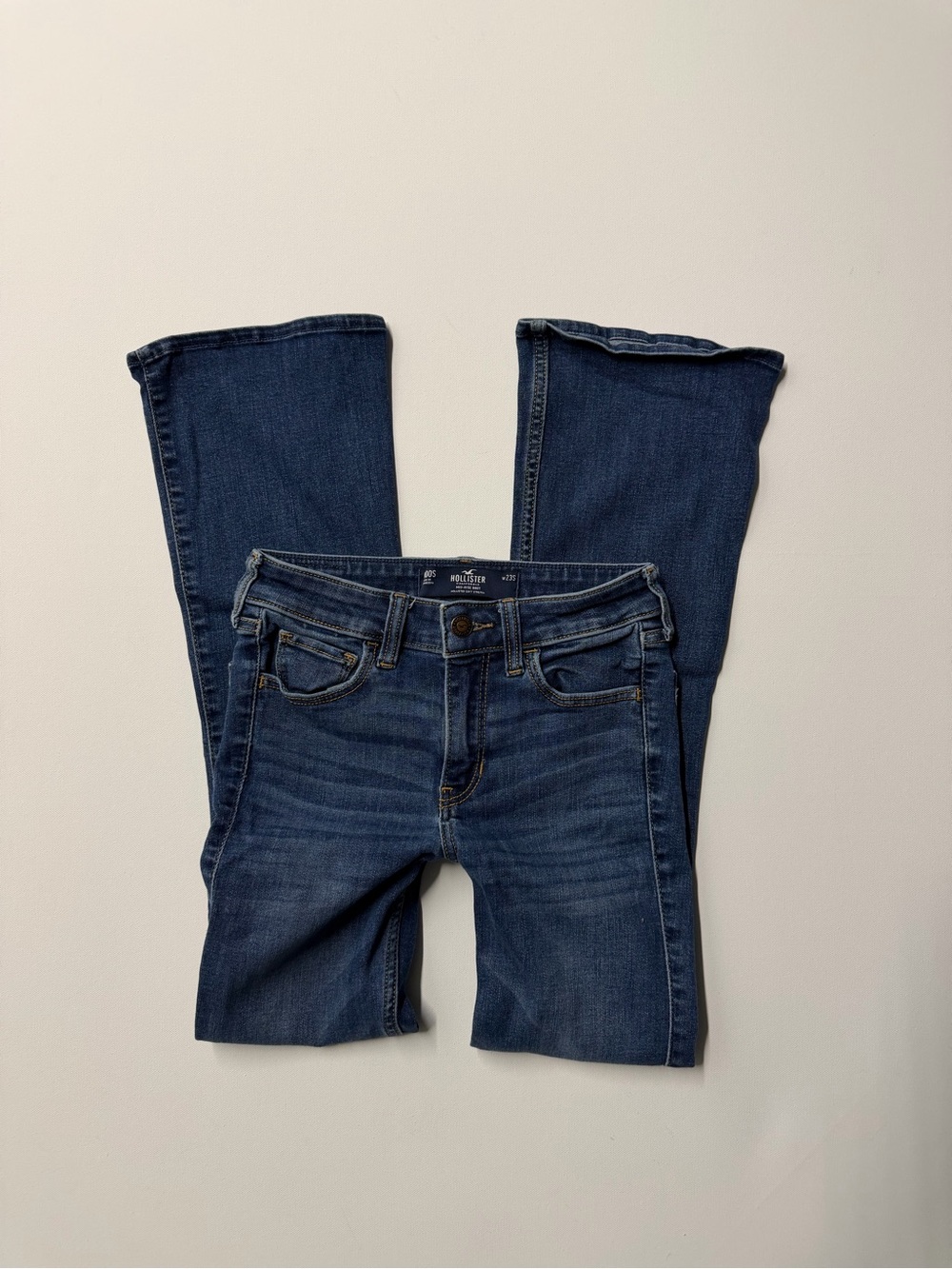 Hollister-co Women's Blue and Navy Jeans
